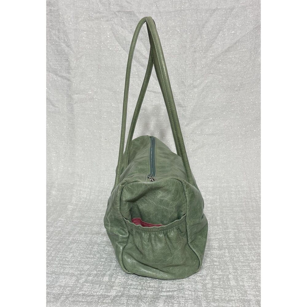 HOBO International - Olive Green Leather Shoulder Bag - Picture 2 of 6